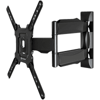 ONKRON TV Wall Mount for 32-65” LED LCD Plasma Flat Screen Curved TVs up to 35 kg, Black