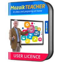 Mozaik TEACHER software license. For all platform, for one teacher. 1 Year