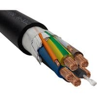 Кабель EV 5x6+2x0.5mm,TUV, 3 ph.,32A,22kW для зарядки, 400V длина 200 м, на катушке