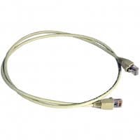 Патч-корд U/UTP FutureCom, 1м, кат.5е, LSZH, серый, Corning.
