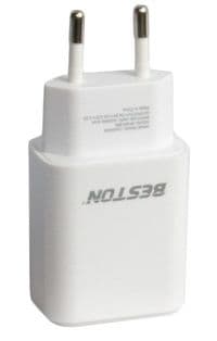 Сетевое зарядное устройство Beston, White, 1xUSB-C, 12V / 1.5A (AAC1847)