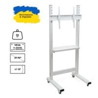 Презентационная стойка Сектор Т6 White, 32"-70", до 50 кг.