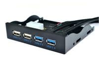 Контроллер в отсек 3,5&amp;quot; 2xUSB3.0 + 2xUSB2,0, 4 порта, 20pin to 2 port USB 3.0