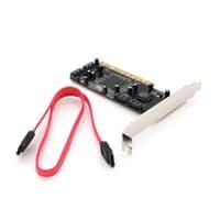 Контроллер PCI=&amp;gt;SATA 2.0, SIL3114, 1.5Gb / s, 4 порта внутренних, RAID, + кабель SATA, BOX