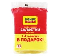 Серветки вискозные Бонус, 10 шт
