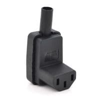 Трехконтактный разъем IEC320 C13 (угловой 90&amp;deg;) мама, 250V, 16A, под пайку Q50 / 500