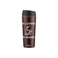 Термокухоль Ardesto Coffee Time 450 мл, нержавіюча сталь, коричневий
