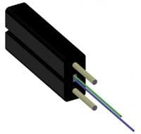 ВО кабель 2E9/125 Drop FTTH легкий (100N), G.657, внутрішній, LSZH, діелектричн., Orient