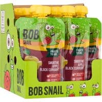 Детское пюре Bob Snail Улитка Боб Смузи Яблоко-Черная Смородина 200 г (4820219347019)