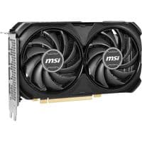 Відеокарта GeForce RTX 4060 Ti, MSI, VENTUS 2X BLACK OC, 8Gb GDDR6, 128-bit, HDMI/3xDP, 2580/18000 MHz, 8-pin (RTX 4060 Ti VENTUS 2X BLACK 8G OC)_У1 (пошк.пакування)