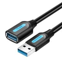 Удлинитель Vention USB-USB 2m, Black (CBHBH)