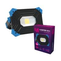 Прожектор світлодіодний з акумулятором ELM Vinter 10W IP54 6500К (26-0122)