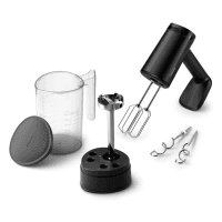 Міксер Philips ручний 5001 series, 500Вт, насадки -4 вінчика, блендер, турборежим, чорний