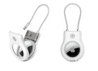 Тримач Belkin Secure Holder with Wire Cable AirTag, білий