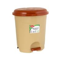 Контейнер для мусора Planet Household №3 с бежевой педалью 12 л (10339)