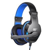 Наушники Havit HV-H763d Black/Blue, mini jack 3,5 mm x 2, 16 Ом, кабель 1.8 м (6939119048495)