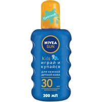 Засіб від засмаги Nivea Sun Дитячий сонцезахисний спрей Грай та купайся SPF 30 200 мл (4005808854035)
