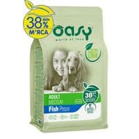 Сухой корм для собак OASY LIFESTAGE Adult Medium рыба 3 кг (8054329510124)