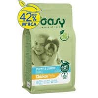 Сухой корм для собак OASY LIFESTAGE Puppy&Junior Small курица 1 кг (8053017348780)
