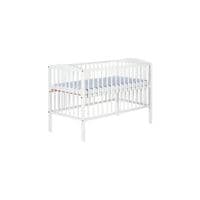 Ліжечко Klups Henry 120 х 60 см Біле (HENRY3)