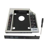 Шасі для ноутбука Maiwo, Black, 9.5 мм, для SATA 2.5", алюмінієвий корпус (NSTOR-9 bulk)