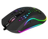 Миша XTRIKE ME GM-222, Black, USB, оптична, RGB підсвічування, 7 кнопок, 1.5 м (6932391924433)