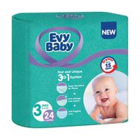 Підгузки Evy Baby Midi 5-9 кг 24 шт (8690506520236)