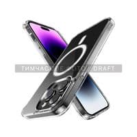 Чохол 2Е Basic для Apple iPhone 15 Plus, Transparent MagSafe Cover, Clear