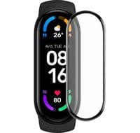 Захисне скло для фітнес браслета Xiaomi Mi Band 5/6 Full Cover Black