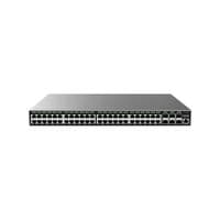 Grandstream GWN7806P, керований мережевий комутатор рівня 2+, 48x GbE RJ45 PoE 802.3 af/at, до 30 Вт на порт, загальний бюджет 360 Вт, 6x SFP+, стек