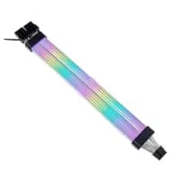 Кабель для ПК Qube RGB 12+4Pin to 2*8Pin VGA, Black