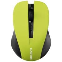 CANYON MW-1, жовта бездротова оптична миша 2,4 ГГц з 3 кнопками, регулюється 800/1000/1200 DPI