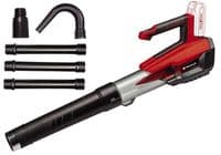 Повітродув акумуляторний Einhell GP-LB 18/200 Li GK - Solo, 18В, 200км/г, 630м3/г, набір подовжувальний, 2.2кг, без АКБ і ЗП