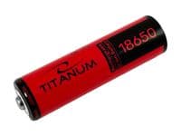 Акумулятор 18650, 2000 mAh, Titanum, 1 шт, Li-ion, Bulk