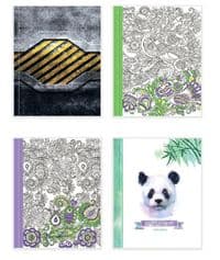 Блокнот А5, 192 арк, клітка, офсет, тверда обкладинка, Mizar (Ц262032У-ЗТП-017-МВ)