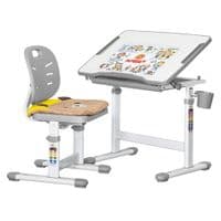 Парта со стулом Evo-kids Grey (Evo-06 Ergo G)