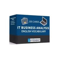 Учебный набор English Student Карточки для изучения английского языка IT Business Analysis, украинский (591225981)