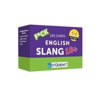 Учебный набор English Student Карточки для изучения английского языка Slang 18+, украинский (591225982)