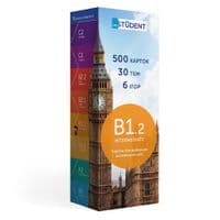 Учебный набор English Student Карточки для изучения английского языка Student Intermediate B1.2, украинский (39122600)
