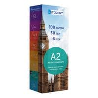 Учебный набор English Student Карточки для изучения английского языка Pre-Intermediate A2, украинский (39122576)
