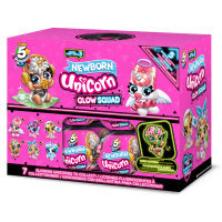 Игровой набор ZURU MINI BRANDS Newborn Unicorn фигурки-сюрприз в шаре 5 шт. в ассортименте