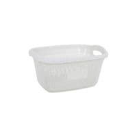 Корзина д/белья VIOLET HOUSE 1003 Виолетта WHITE б/кр. 28 л (1003 Виолетта W б/кр. 28 л)