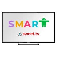 Телевiзор 42" Hilton 42SF2 LED, Full HD, 1920х1080, 60 Гц, Smart TV, Android 13.0, DVB-T2/С, 3xHDMI, 2xUSB, VESA 200x100