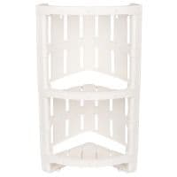 Двухярусная полка для ванной  VIOLET HOUSE 1022 Бамбу WHITE(1022 Бамбу WHITE)