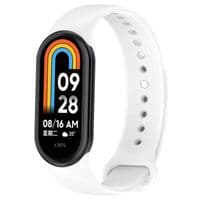 Силіконовий ремінець BeCover для Xiaomi Mi Smart Band 8 White (709398)