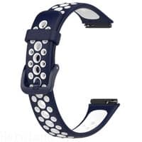 Ремінець Vents Style Becover для Huawei Band 7/Honor Band 7 Blue-White (709442)