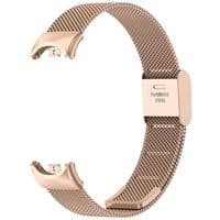 Ремінець Metal BeCover для Xiaomi Mi Smart Band 8 Rose Gold (709360)