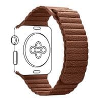 Ремінець Armorstandart Leather Loop для Apple Watch 38/40/41mm Saddle Brown (ARM57843)