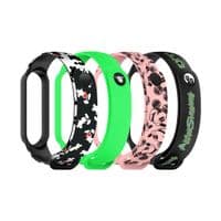 Комплект ремінців ArmorStandart для Xiaomi Mi Band 7/6/5 Cartoon hand-drawn 4шт (ARM59730)
