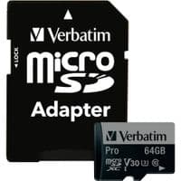 Карта пам'яті Verbatim PRO SDHC 64 ГБ ( UH-3 ) з адаптером